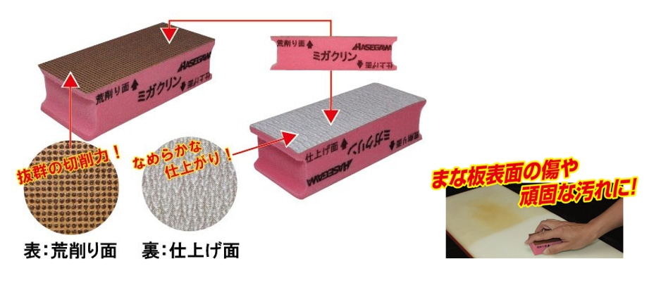 6052-14 まな板削りミガクリン2 MC2-115P: 備品・消耗品 KANTO EXPRESS