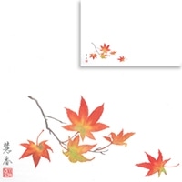 華シリーズ テーブルマット 紅葉 9月〜11月 100枚