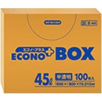 E-44 エコノプラスBOX半透明 0.015mm 45L