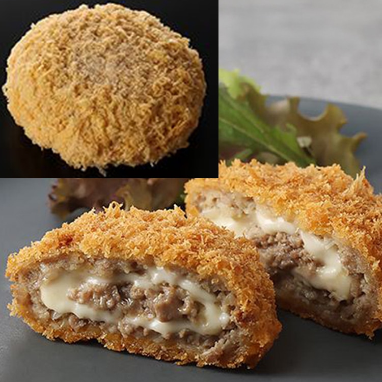 三重奏の極 チーズメンチカツ85 85G 10食入: 冷凍調理品 KANTO EXPRESS