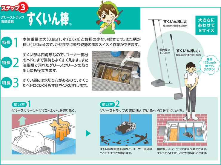グリーストラップ清掃用品: 特集 KANTO EXPRESS - 食空間創造企業 関東食糧株式会社