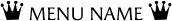 menuname